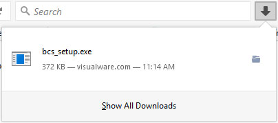 Firefox downloads folder